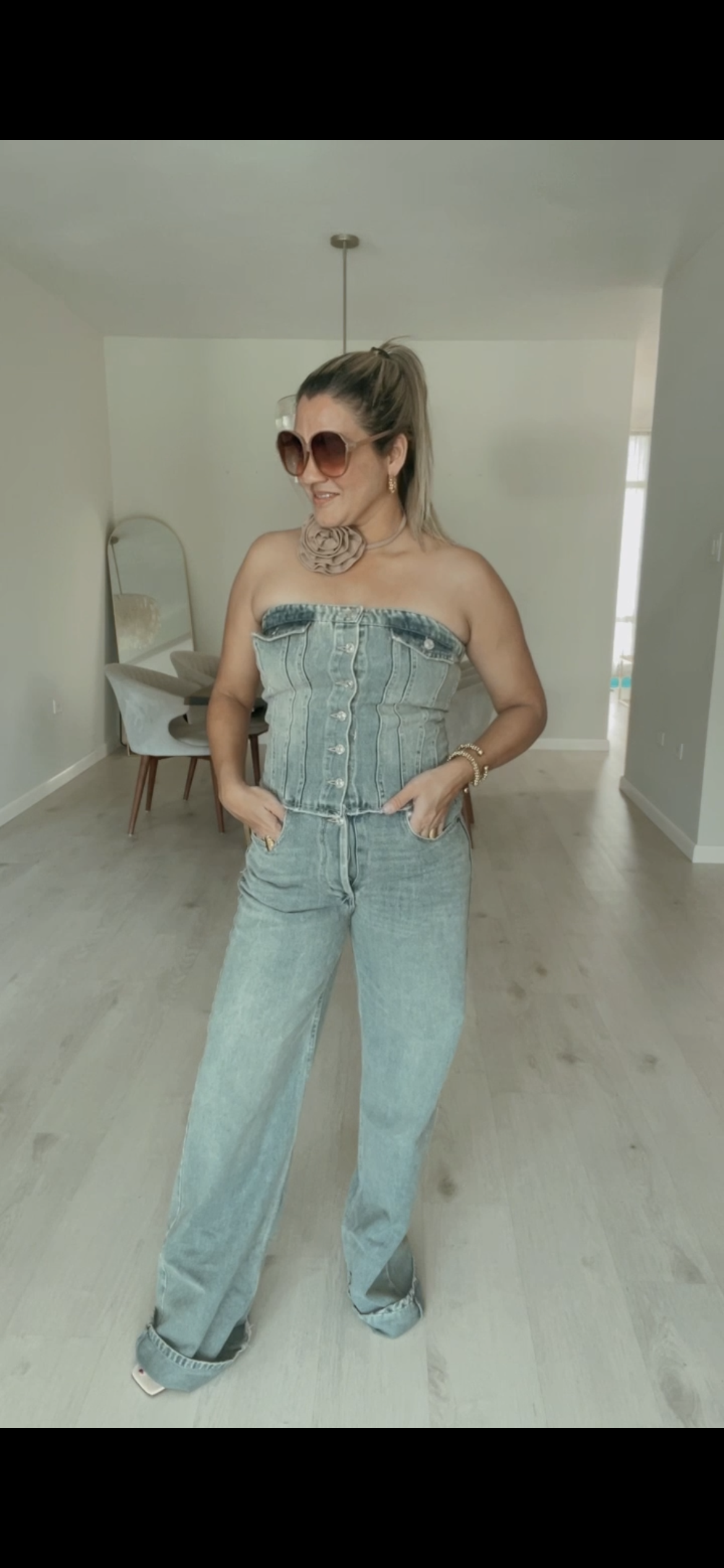 Katy Denim Jumpsuit