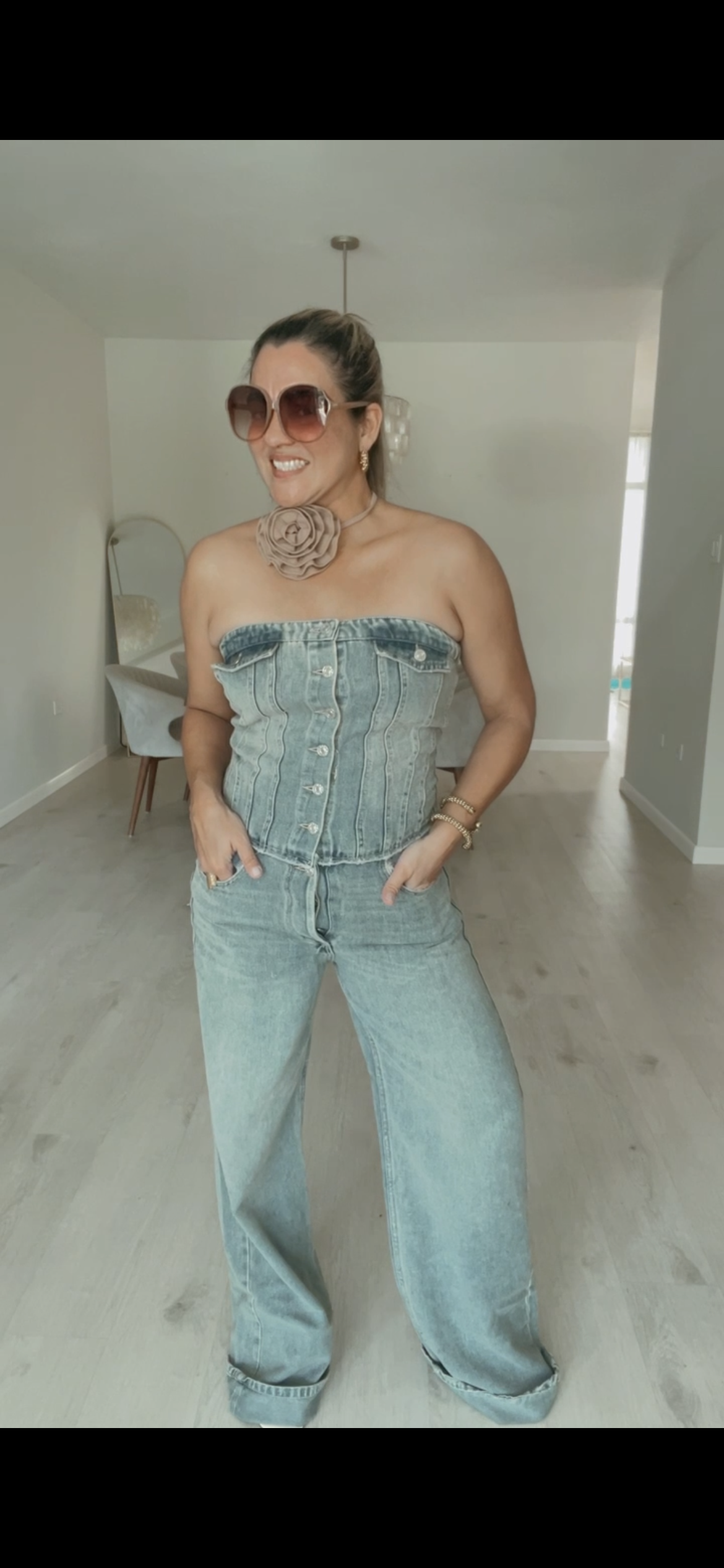 Katy Denim Jumpsuit