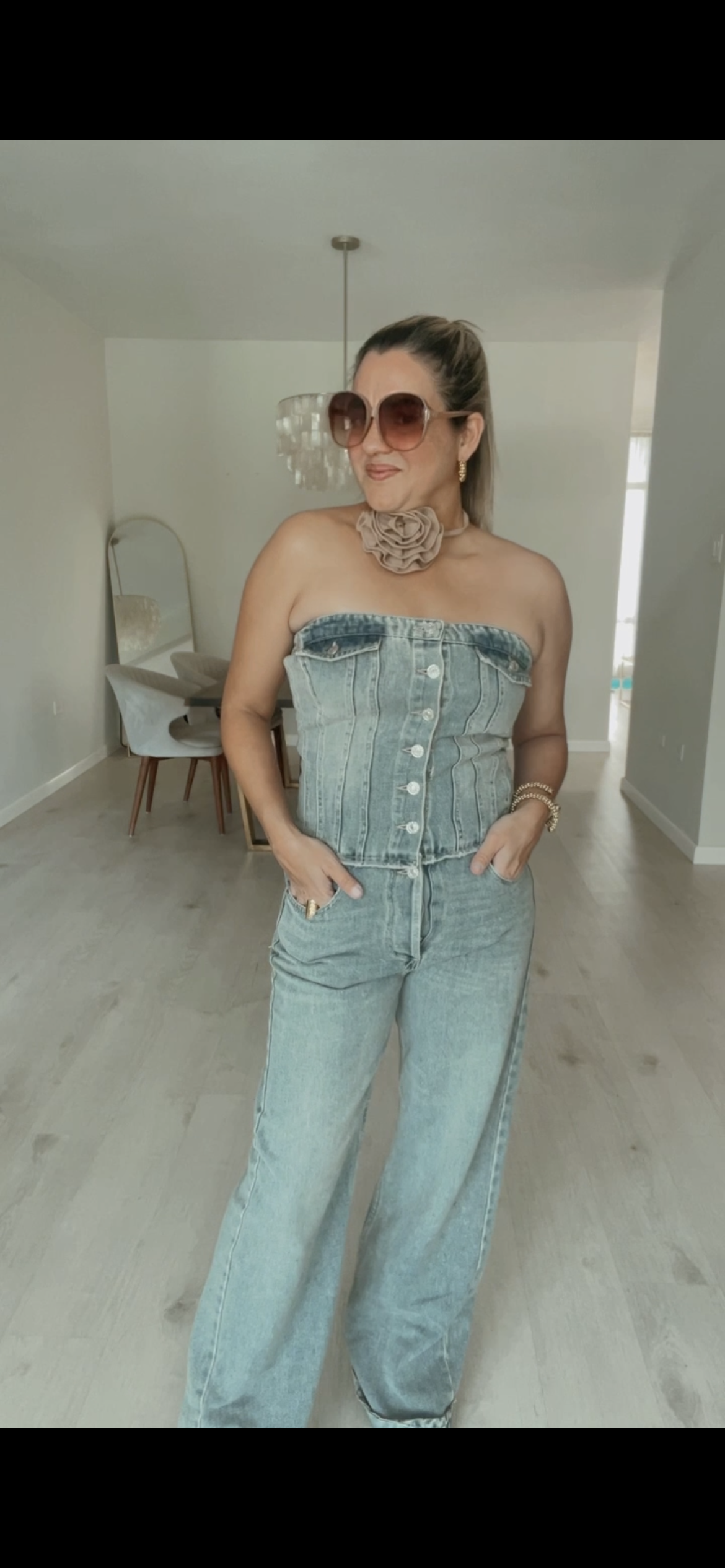 Katy Denim Jumpsuit