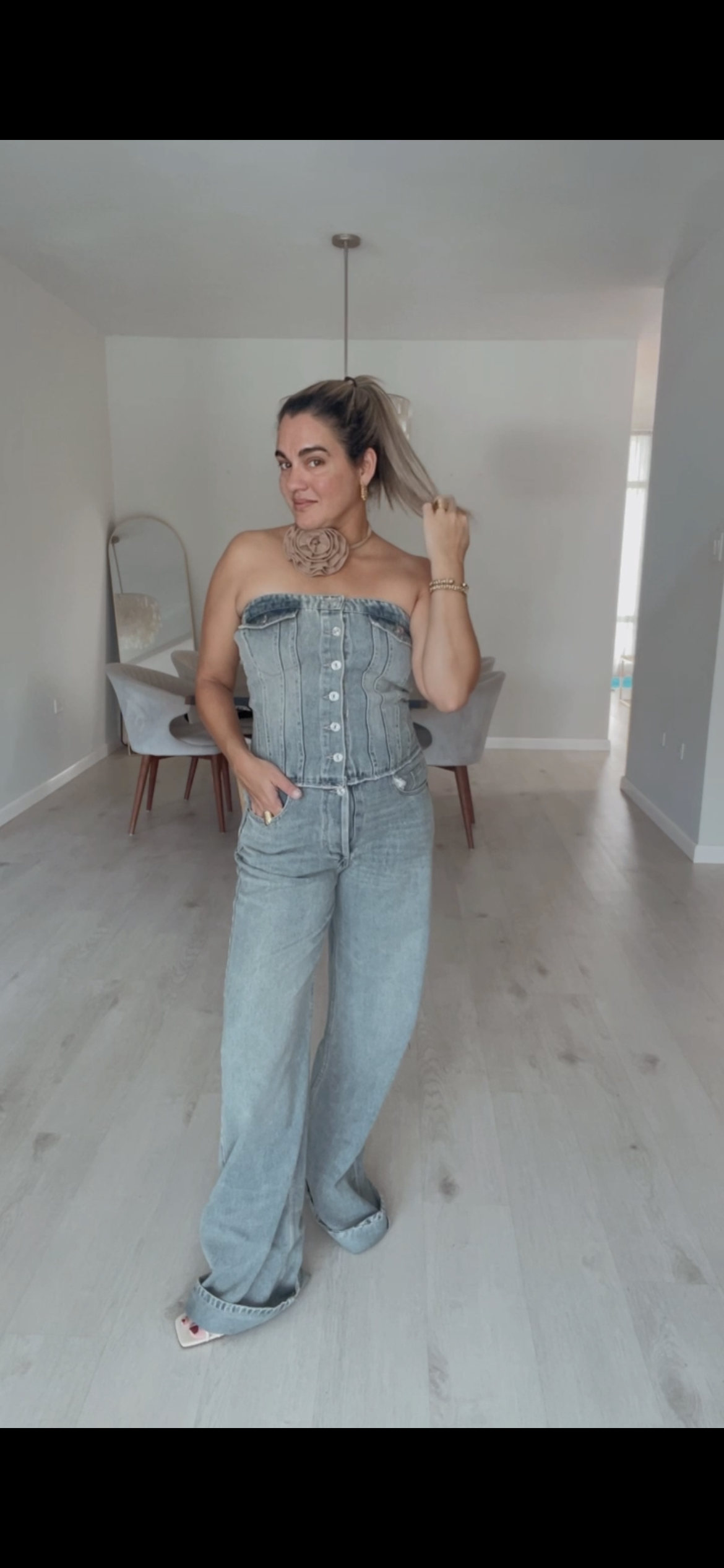 Katy Denim Jumpsuit