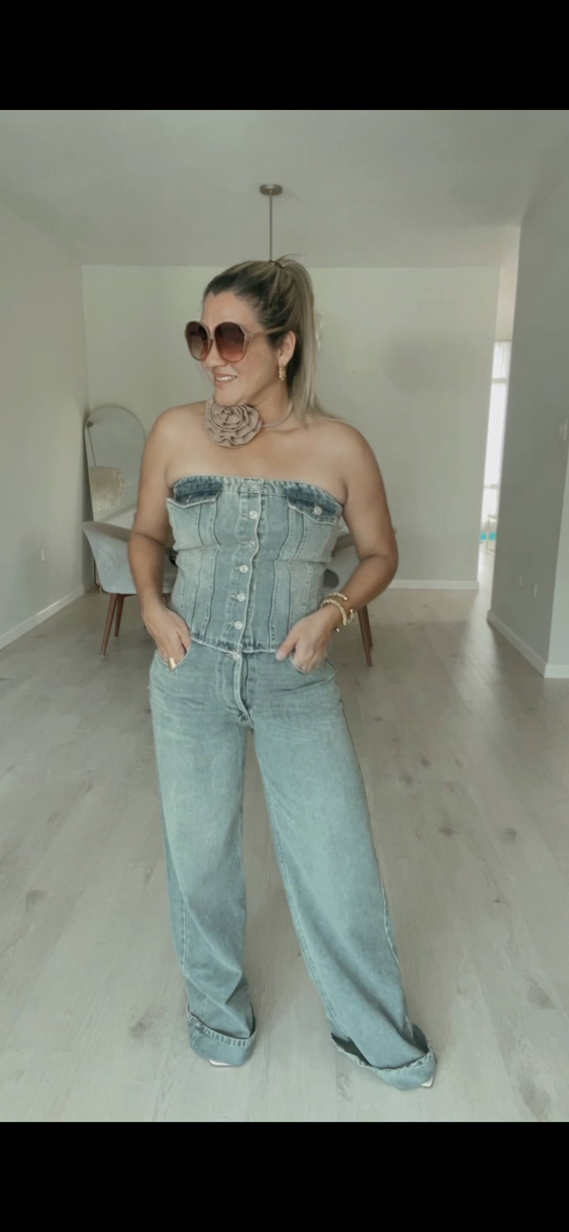 Katy Denim Jumpsuit