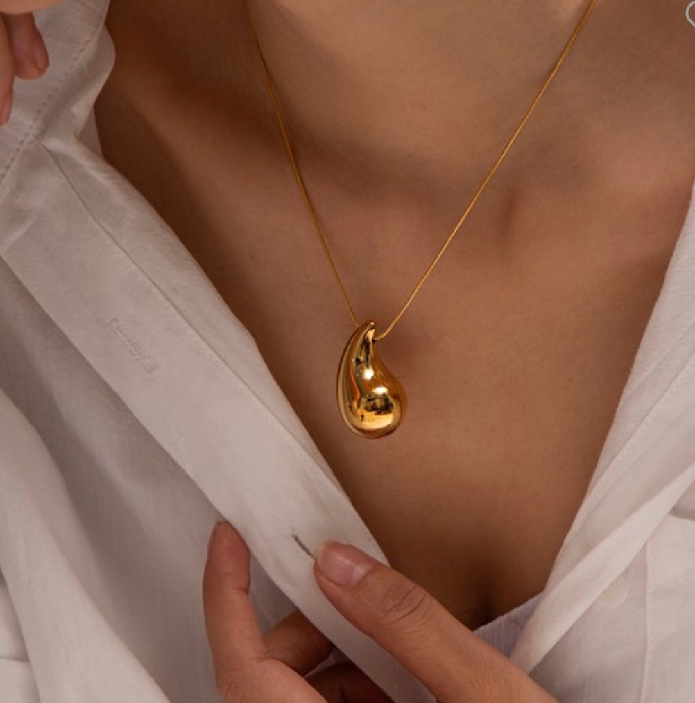 Gold Drop Necklace