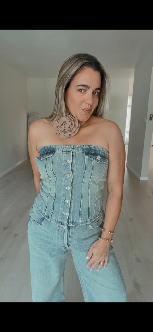 Katy Denim Jumpsuit