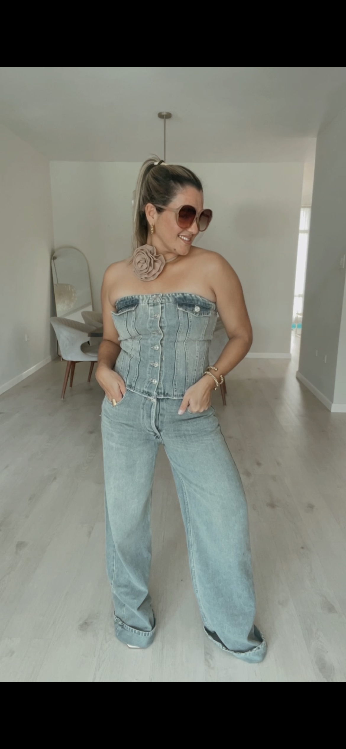 Katy Denim Jumpsuit