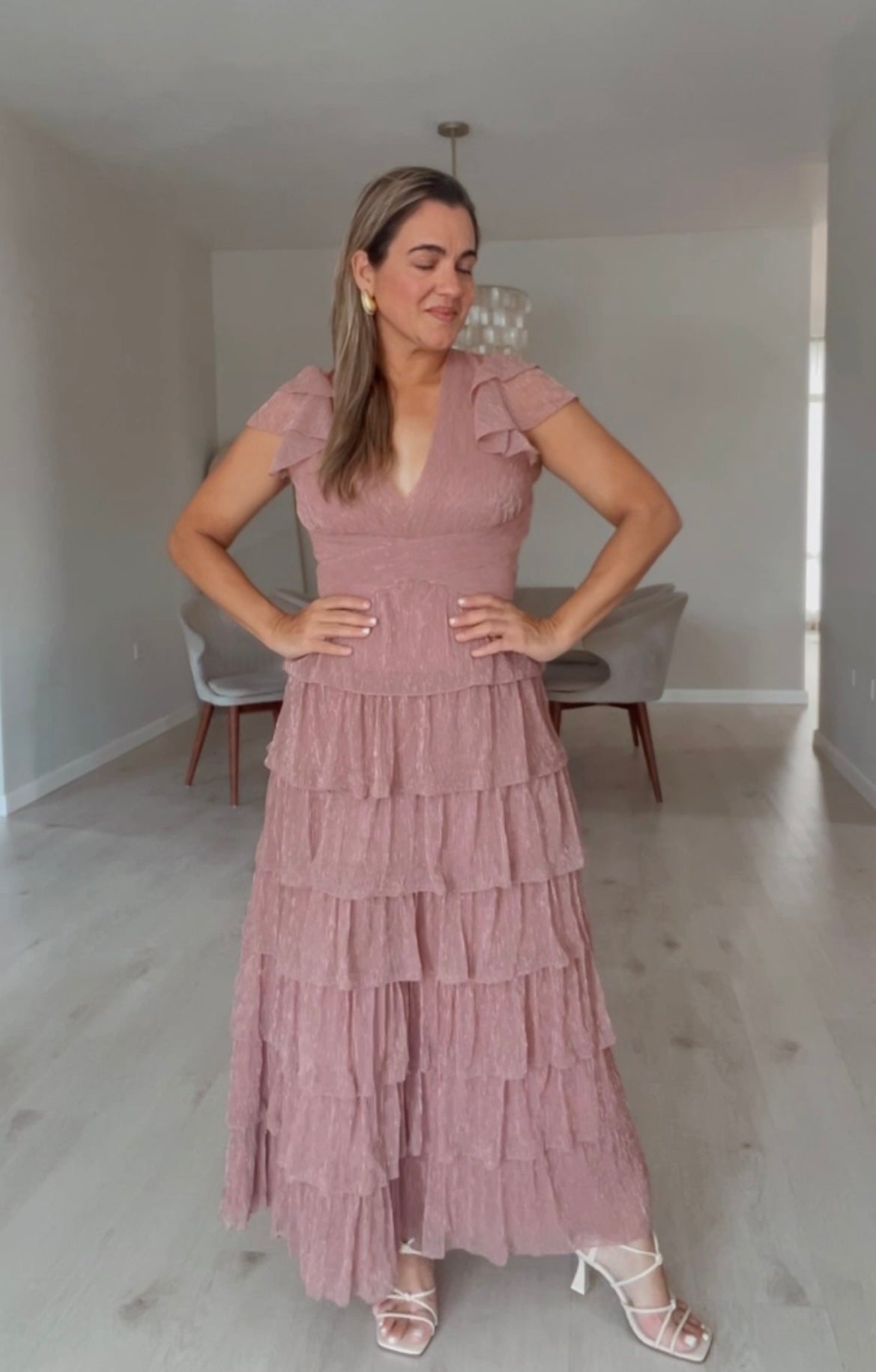 Rose Ruffle Dress