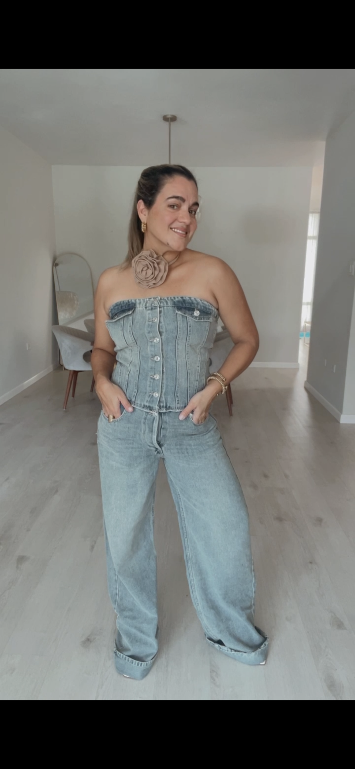 Katy Denim Jumpsuit