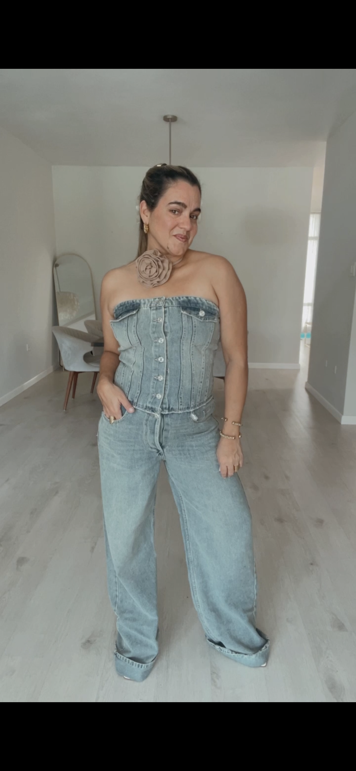 Katy Denim Jumpsuit