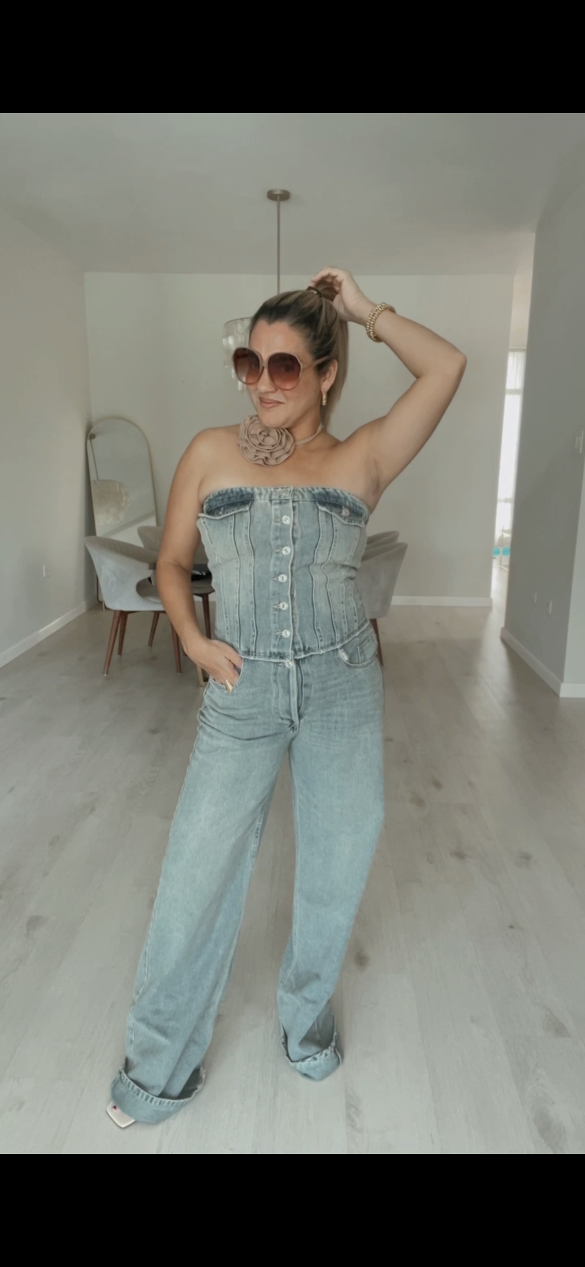 Katy Denim Jumpsuit