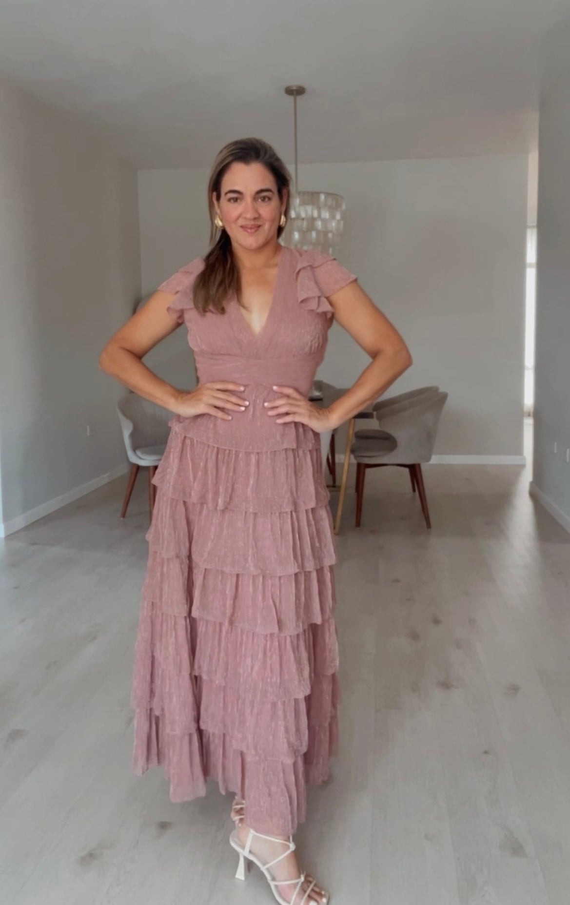 Rose Ruffle Dress