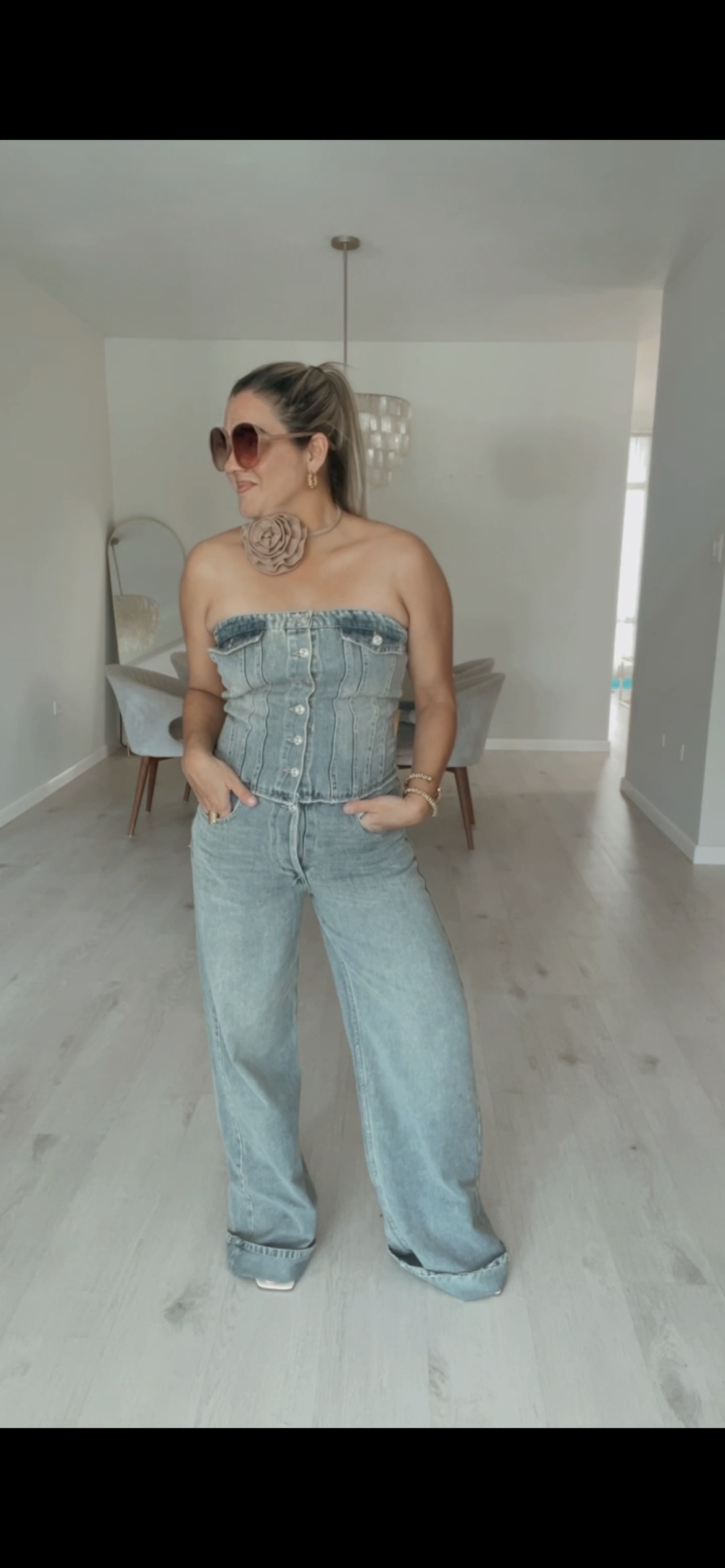 Katy Denim Jumpsuit