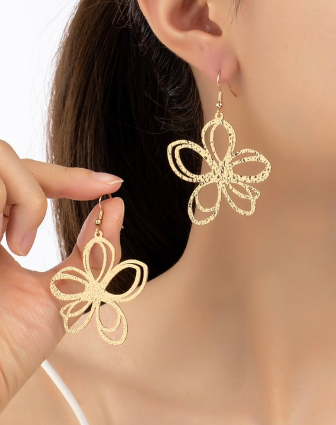 Flower Drop Earrings