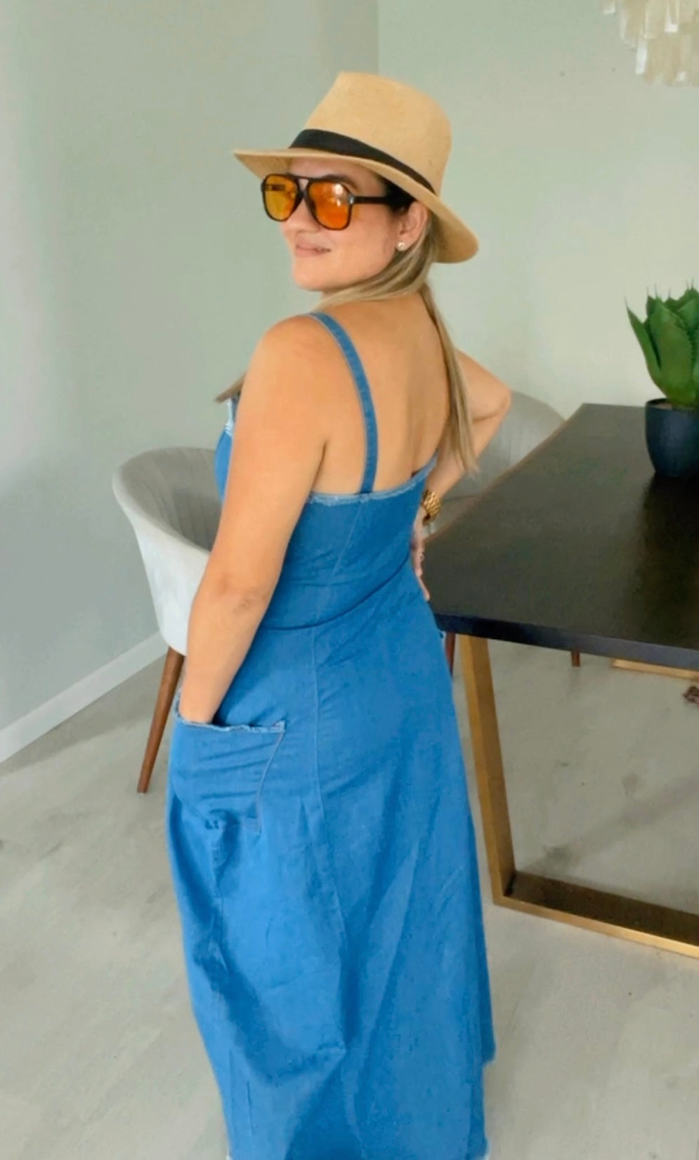 Eva Denim Dress