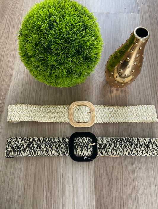 Raffia Belt