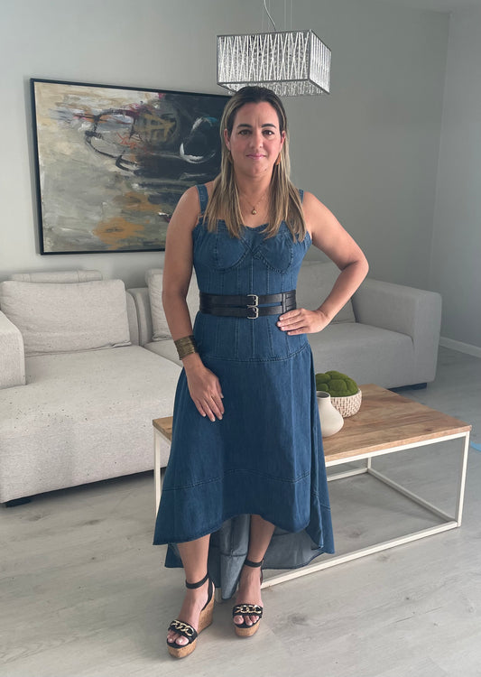 Nicoletta Denim Dress